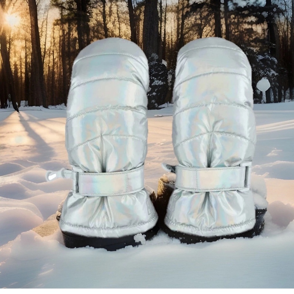 Swiss Tech Silver Baby Booties